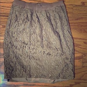 Lace Pencil skirt